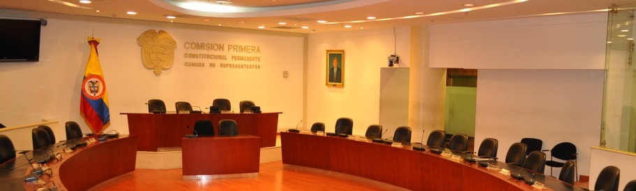 Salón de sesión Comisión Primera Constitucional Permanente