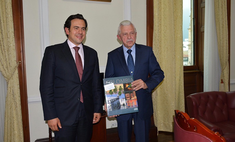 Presidente de la Cámara se reunió con el Embajador de Rusia en Colombia