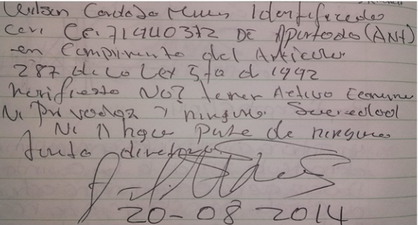 Registro de Interés - Wilson Córdoba Mena