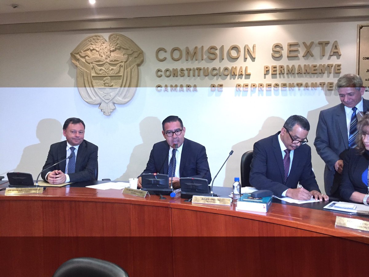 Nueva mesa directiva comisión sexta.