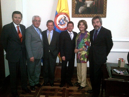 Presidente de Comisión Segunda Oscar Marín y el Presidente de la Comisión de Relaciones internacionales de Chile