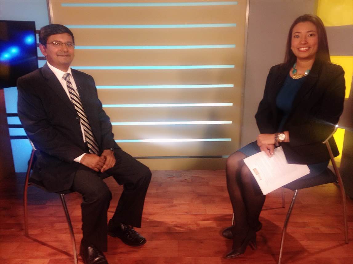 Excelentísimo Embajador de la República de la India Prahbat Kumar en el programa Opinión Mundial