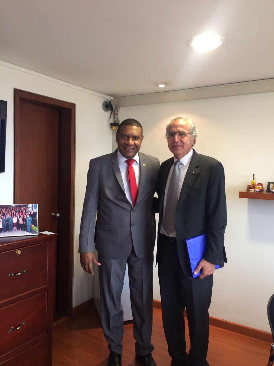Visita del Embajador de Palestina al H.R. Álvaro Gustavo Rosado Aragón