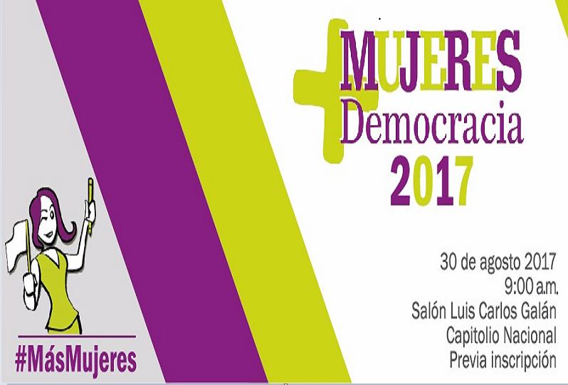 Más mujeres más democracia se proyecta hacia elecciones 2018