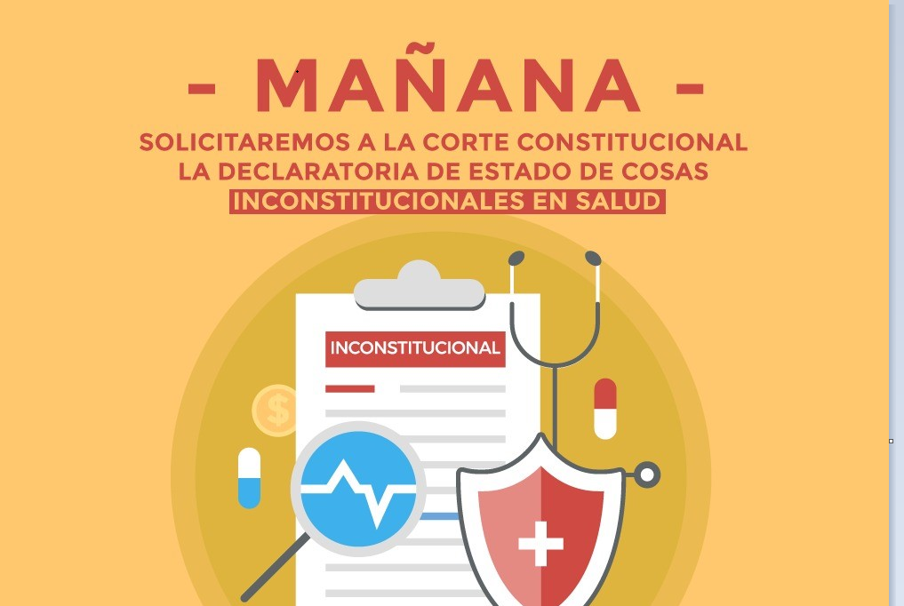 Solicitd de declarar Estado de Cosas Inconstitucionales en salud