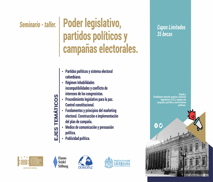 Seminario - Taller: Poder legislativo, partidos políticos y campañas electorales