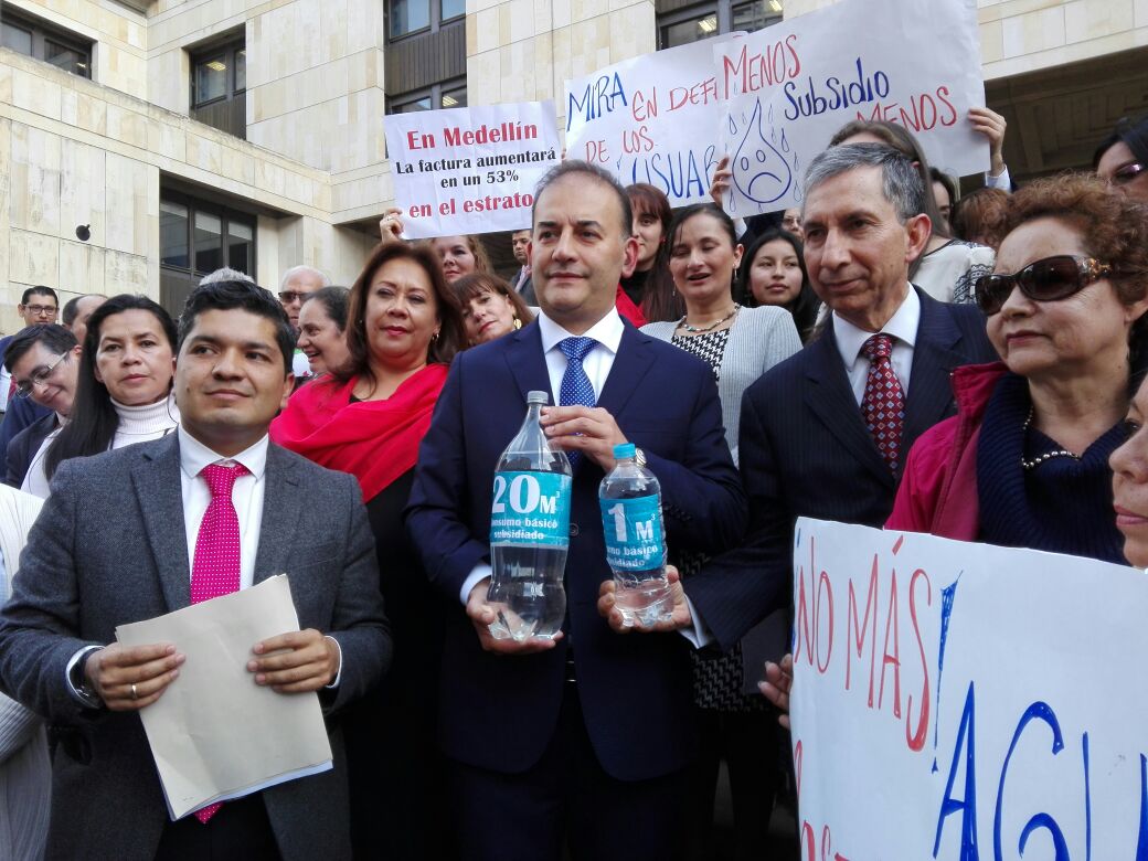 Consejo de Estado admite demanda de Resolución que disminuye subsidios de agua y afecta bolsillo de familias de estrato 1, 2 y 3