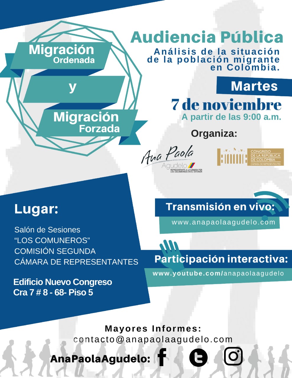 Audiencia Pública: Migración Ordenada y Migración Forzada