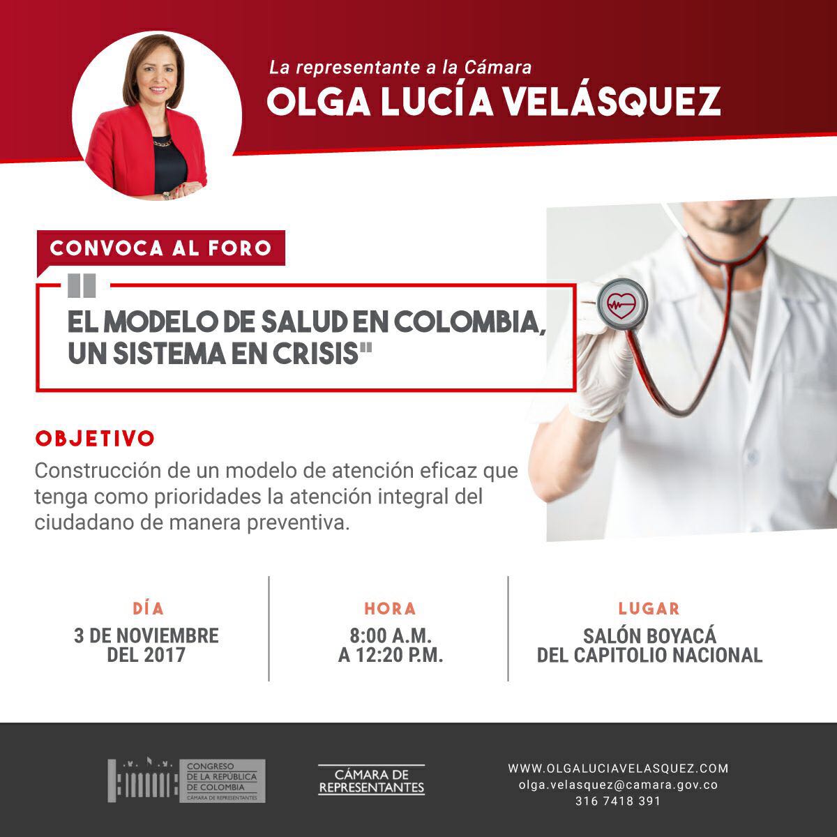 Foro: “EL modelo de salud en Colombia, un sistema en crisis”