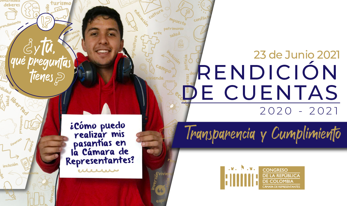 Rendición de Cuentas Cámara de Representantes 2020-2021
