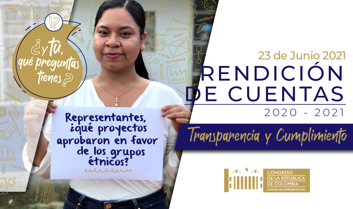 Rendición de Cuentas Cámara de Representantes 2020 - 2021