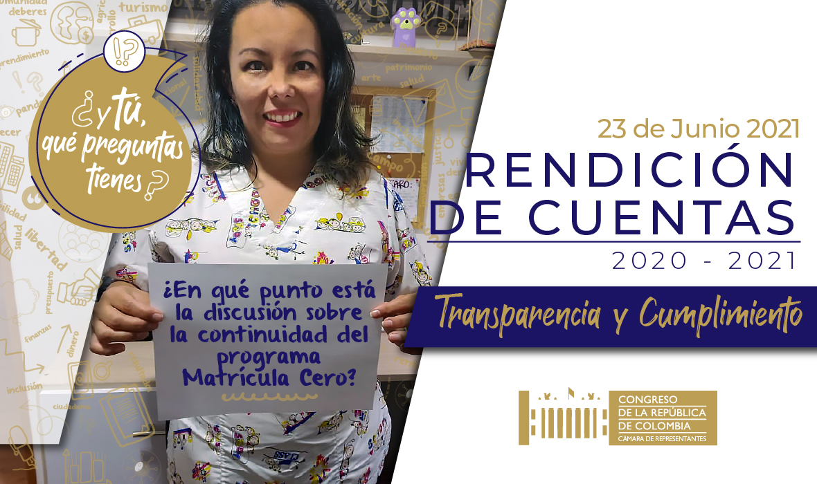 Rendición de Cuentas Cámara de Representantes 2020 - 2021