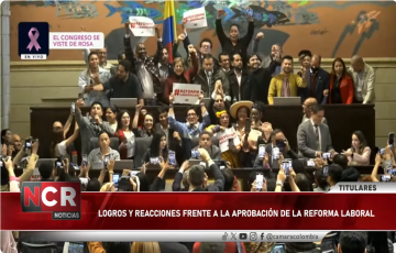 NCR. Noticiero Cámara de Representantes. Emisión 17 de Octubre de 2024