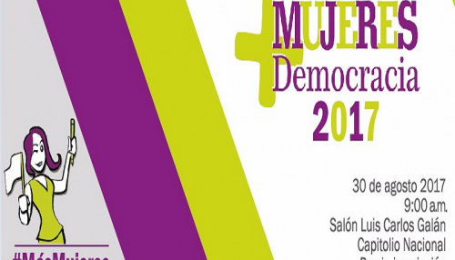 Más mujeres más democracia se proyecta hacia elecciones 2018
