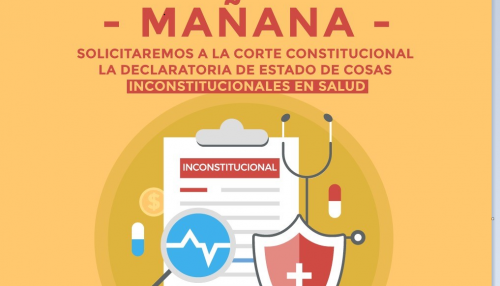 Solicitd de declarar Estado de Cosas Inconstitucionales en salud