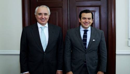 Presidente de la Cámara se reunió con el Embajador de España