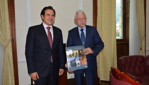 Presidente de la Cámara se reunió con el Embajador de Rusia en Colombia