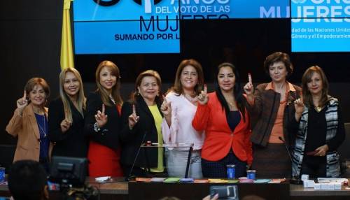 Conmemoración de los 60 años del voto de la mujer colombiana