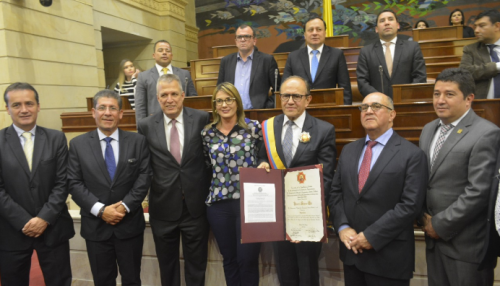 Cámara exaltó al representante Álvaro López Gil, por su aporte a la comunidad