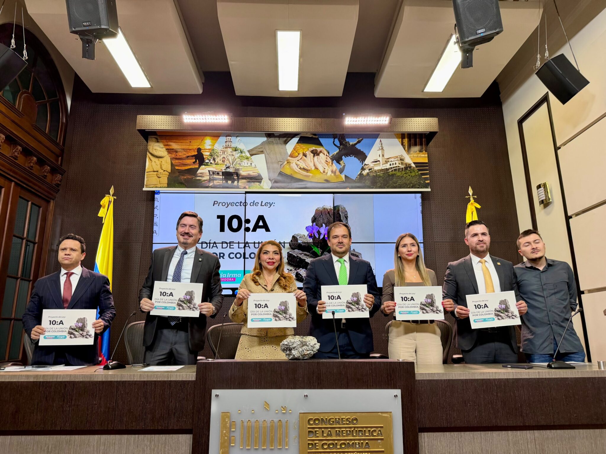 Radican Proyecto de Ley para declarar el 10 de agosto como Día de la Unión por Colombia